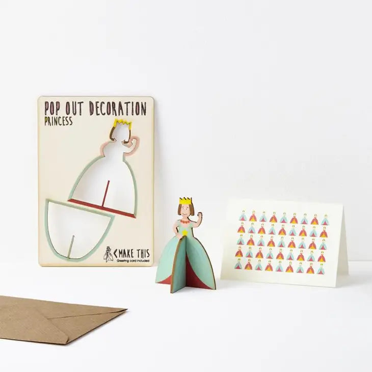 Pop Out Karte - Prinzessin