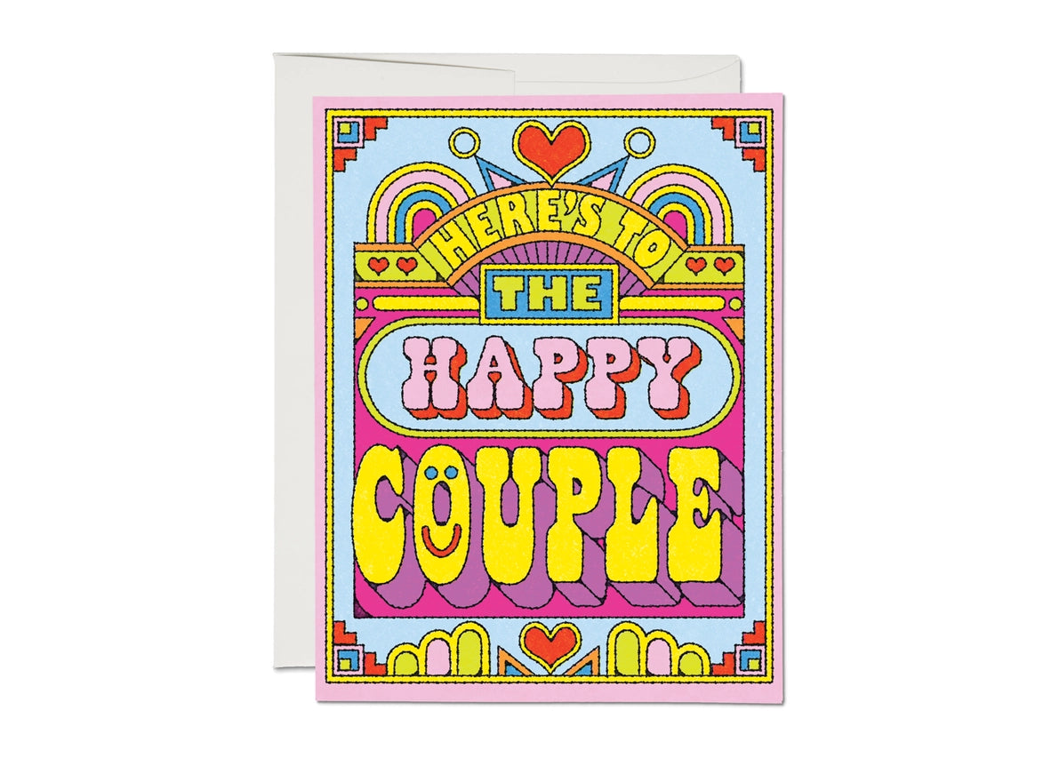 Geburtstagskarte - Happy Couple, Hochzeitskarte