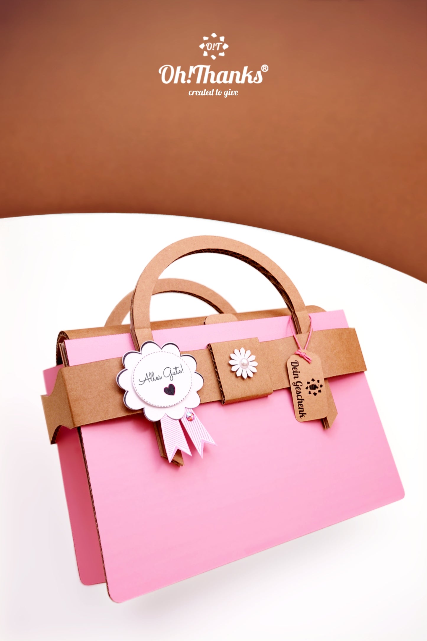 Geschenktasche - Rosa | Personalisierbar Misty Rose