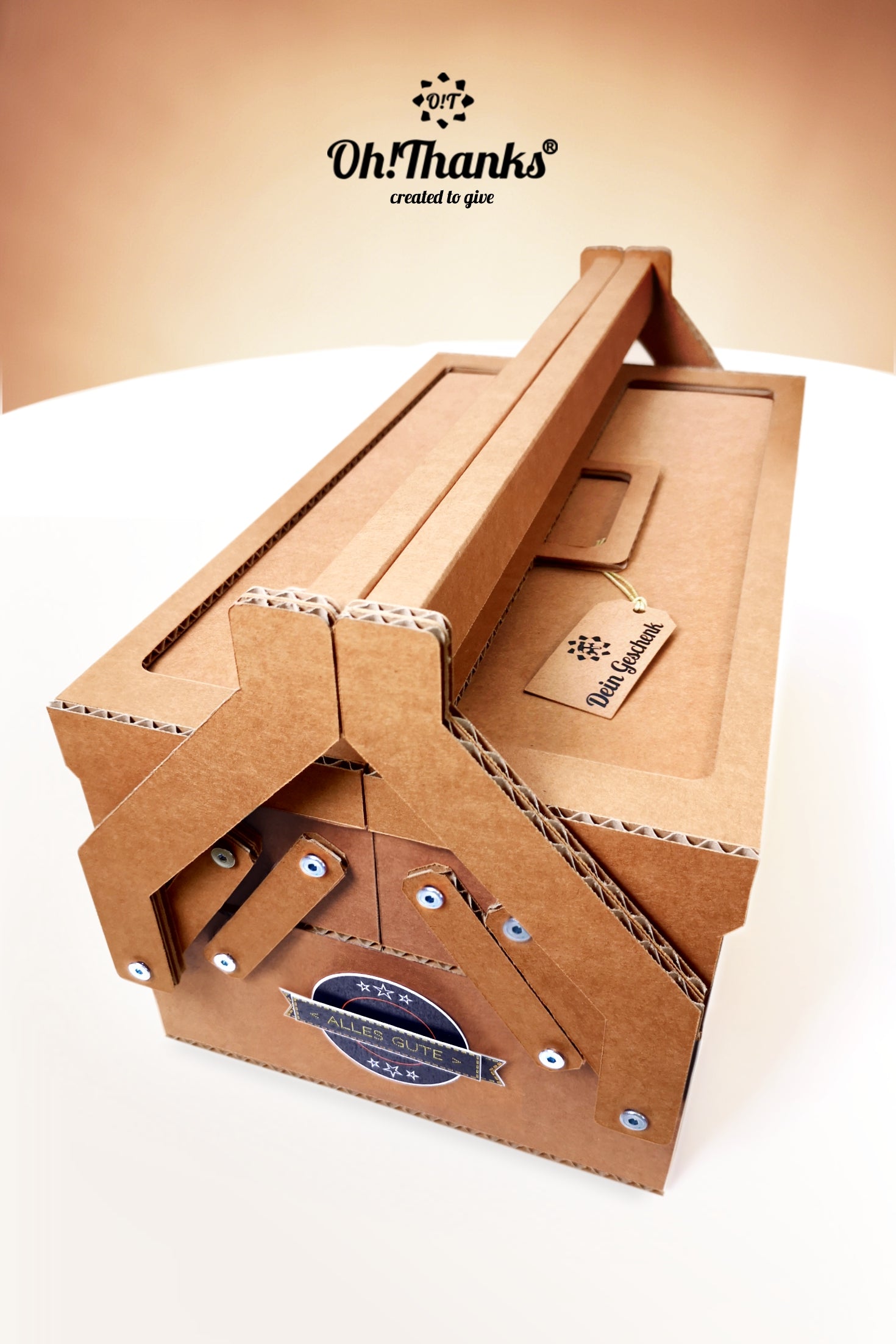 Werkzeugkasten - Braun | Personalisierbar Bisque