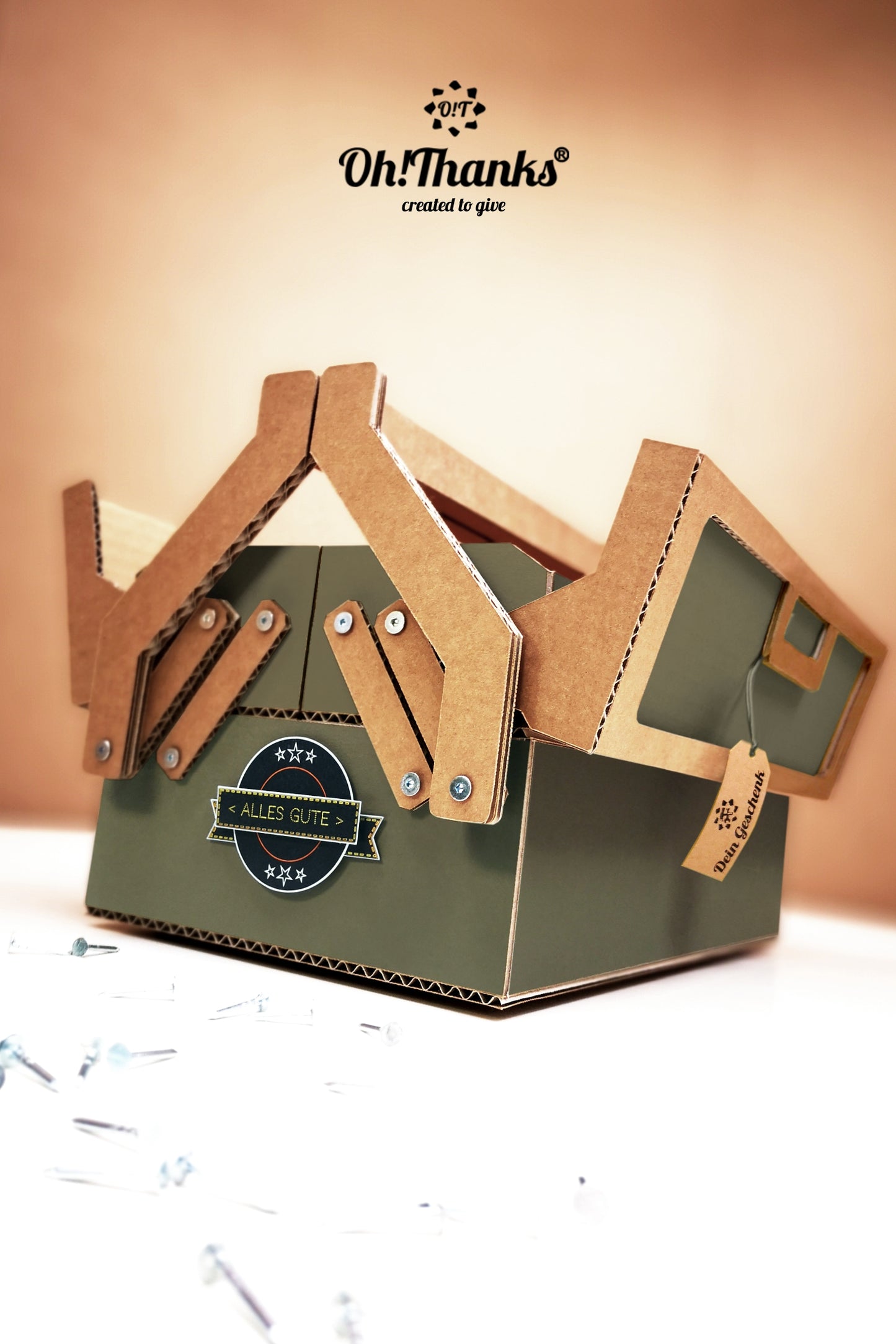 Werkzeugkasten - Oliv | Personalisierbar Dark Khaki