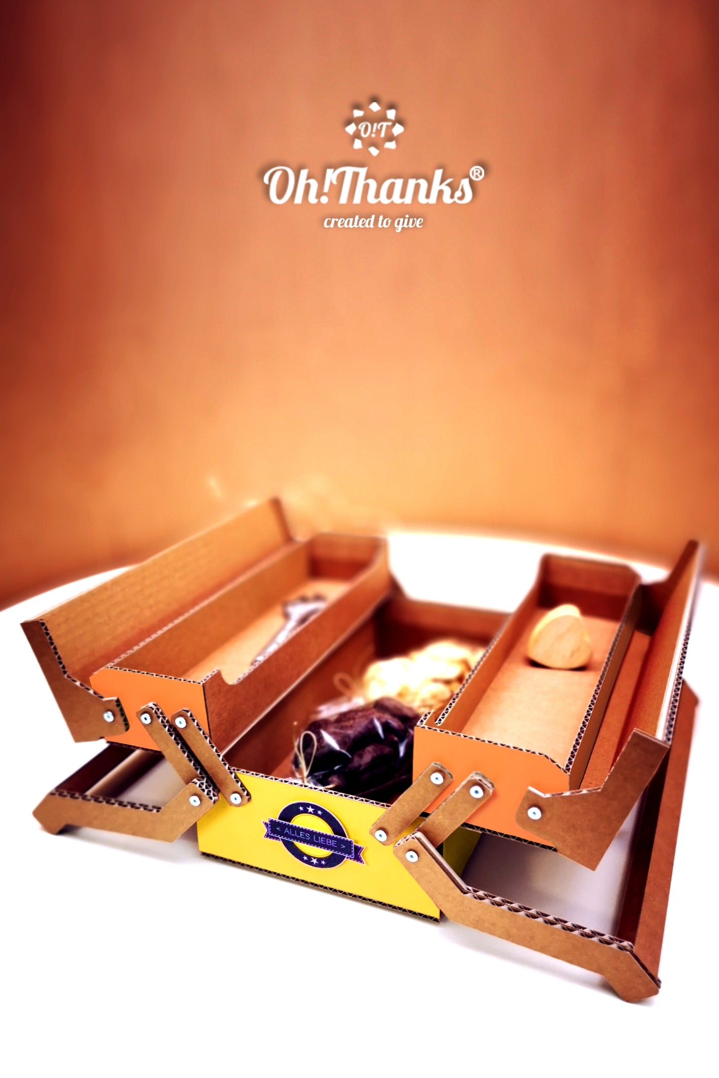 Werkzeugkasten - Bunt/Gelb | Personalisierbar Coral