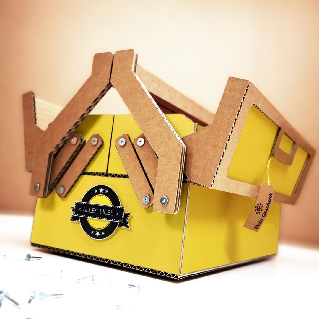 Werkzeugkasten - Gelb | Personalisierbar Sandy Brown