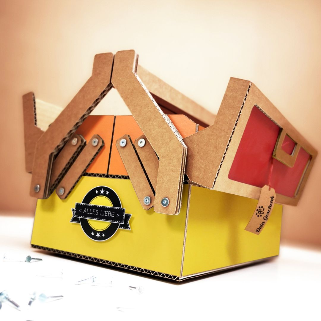 Werkzeugkasten - Bunt/Gelb | Personalisierbar Sandy Brown