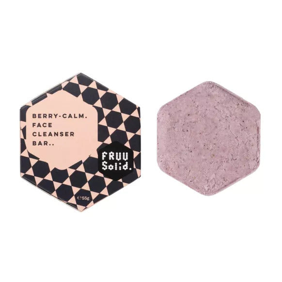 Berry-Calm Face Cleanser Bar von FRUU Cosmetics