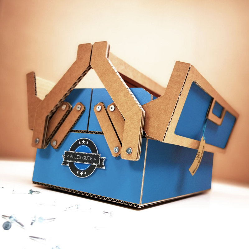 Werkzeugkasten - Blau | Personalisierbar Dark Slate Blue