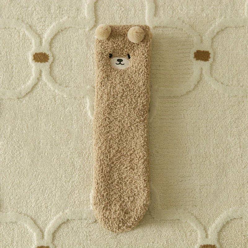 Bären-Socken Hellbraun