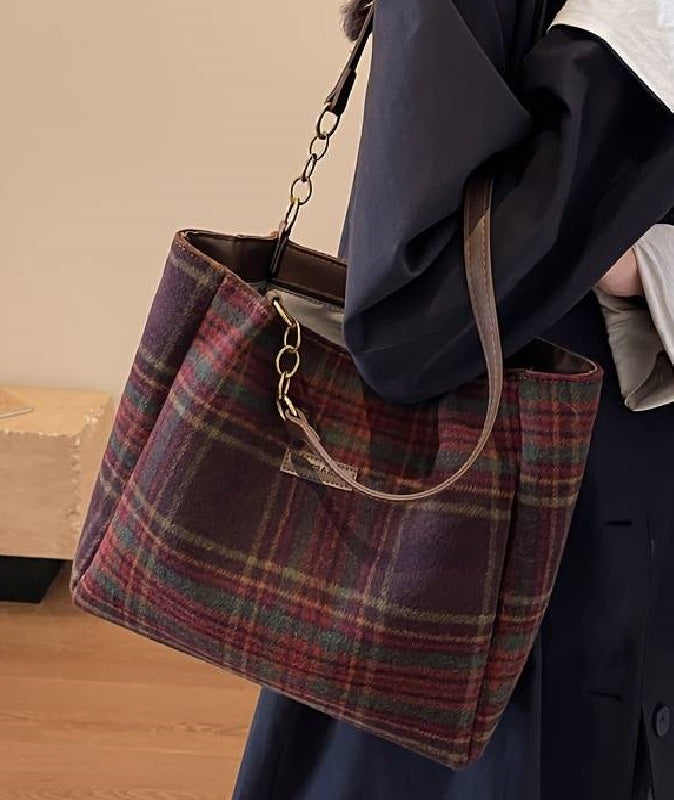 Handtasche Retro Karo