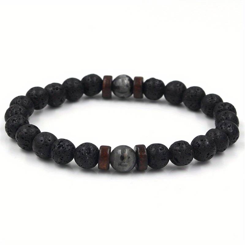 Vulkanstein Perlenarmband