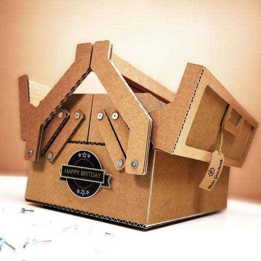 Werkzeugkasten - Braun | Personalisierbar Dark Salmon