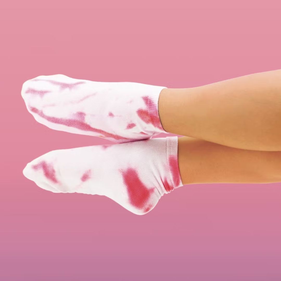 Eiscreme Socken Himbeere Pale Violet Red