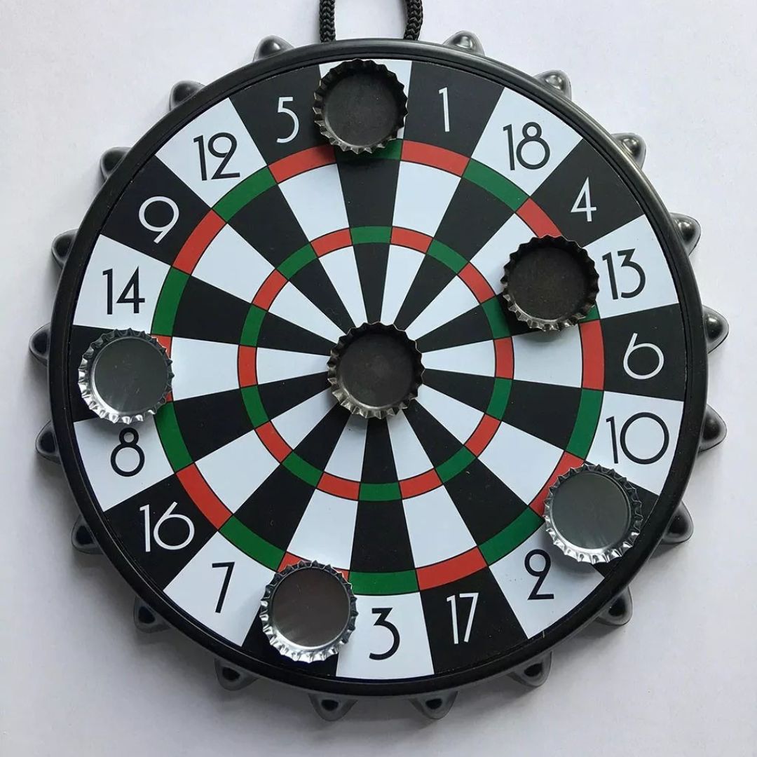 Kronkorken Dartscheibe Dark Slate Gray