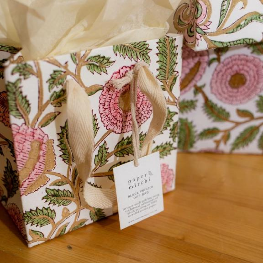Geschenktüte - Iris Glitz Blush