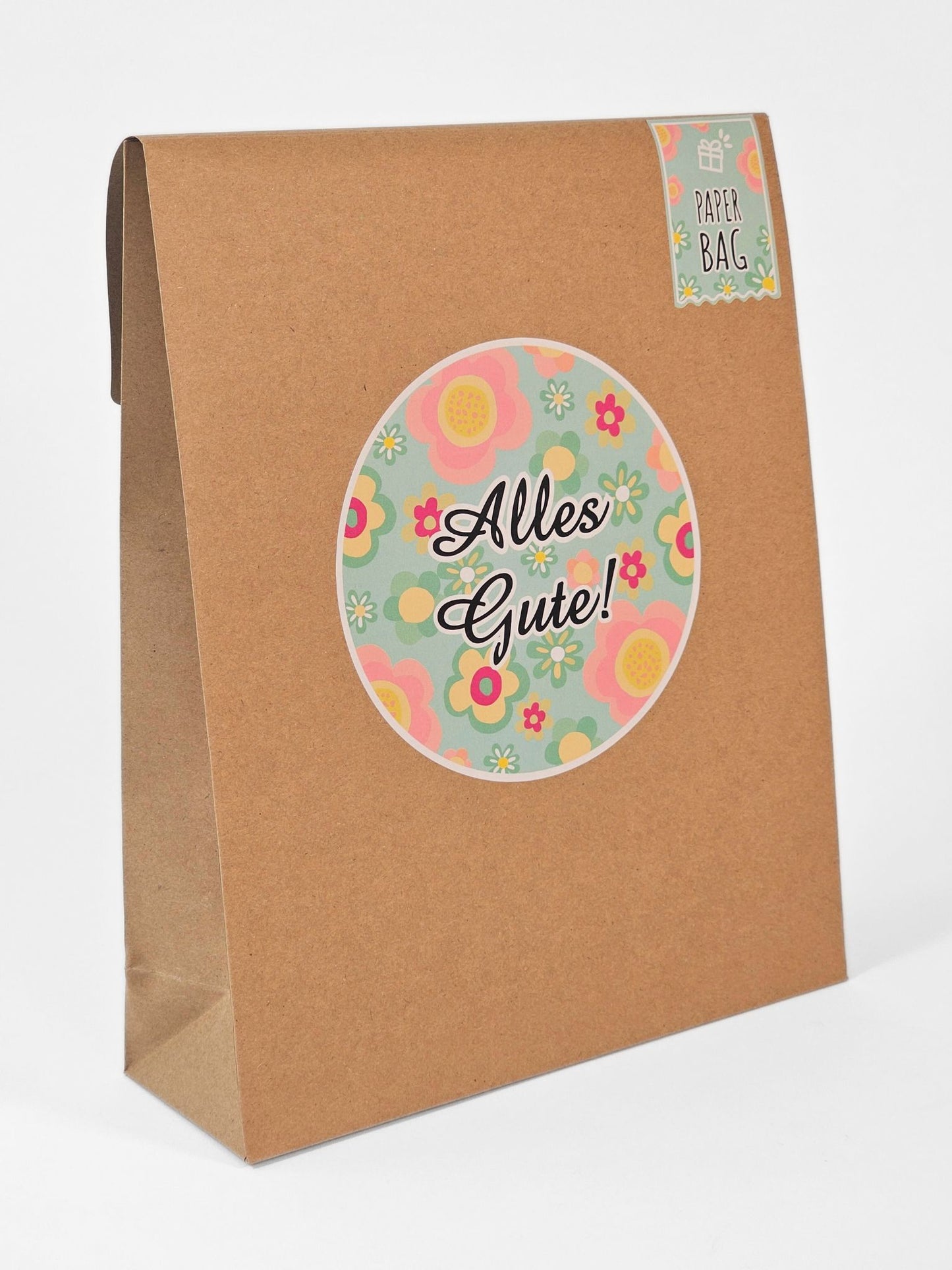 Geschenktüte Alles Gute - PaperBag Antique White