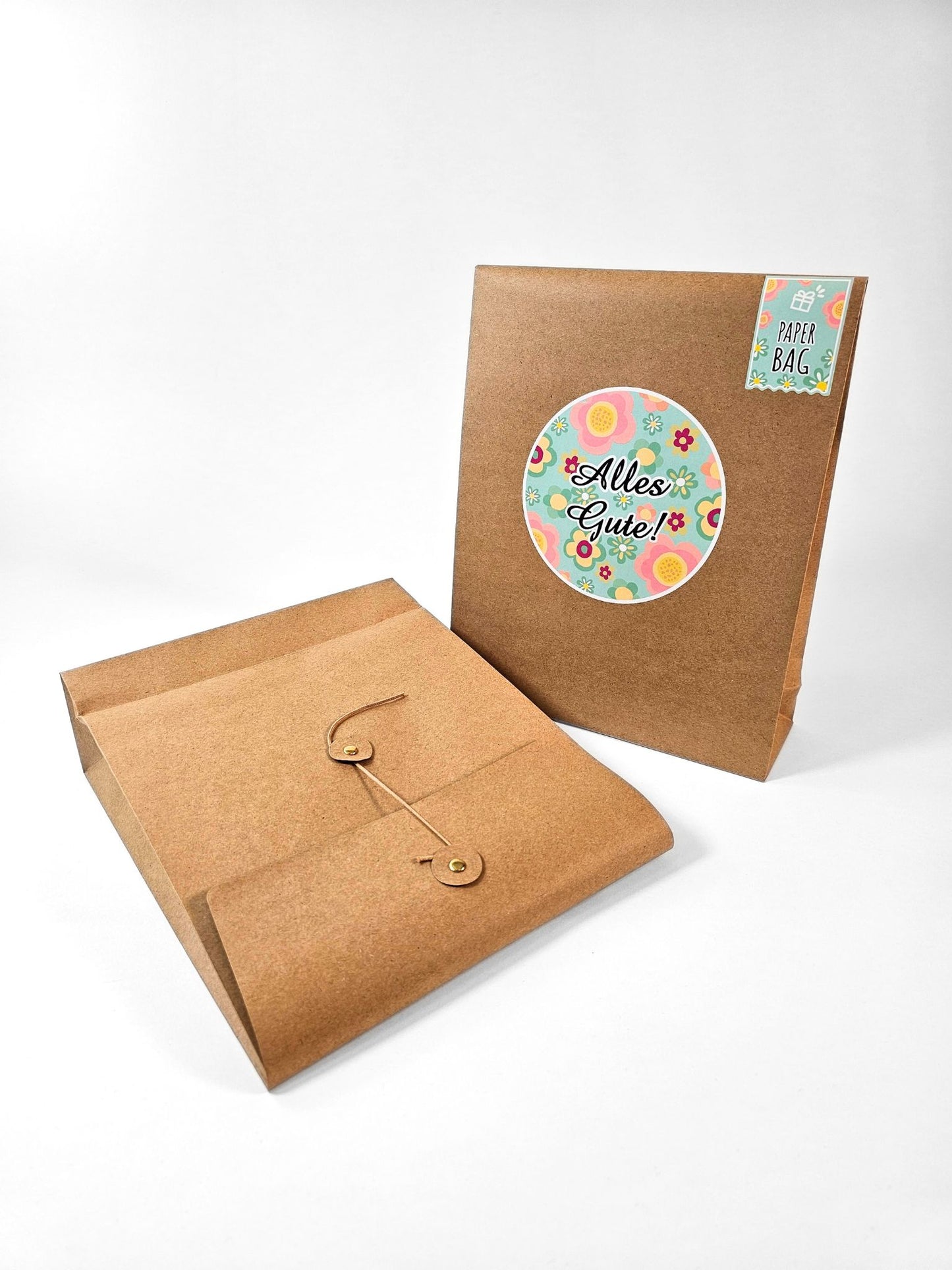 Geschenktüte Alles Gute - PaperBag Antique White