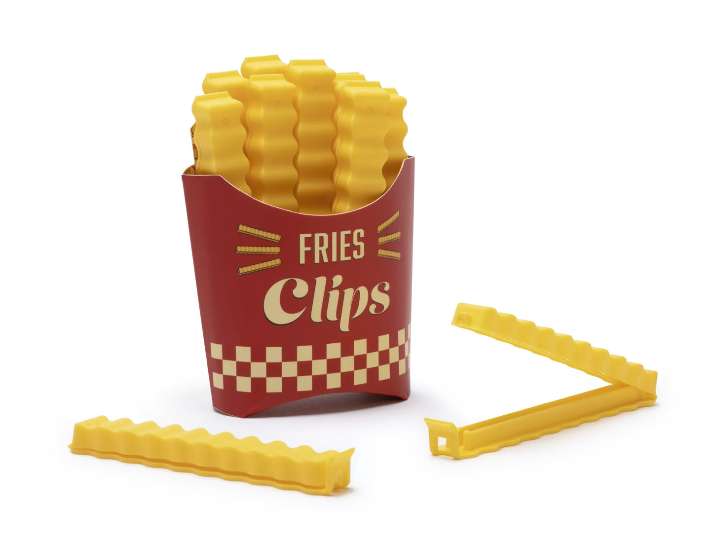 Fries Clips Tütenverschluß, magnetisch | 12 Tütenclips